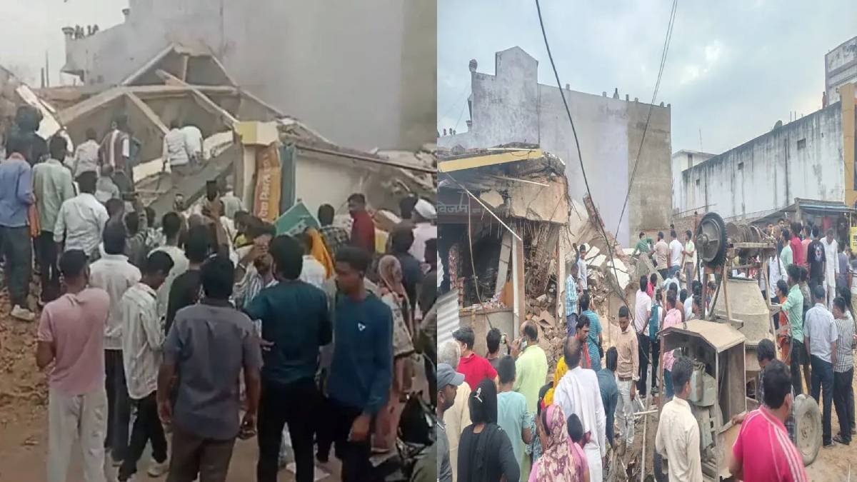 MP के कोतमा में बड़ा हादसा: 4 मंजिला लॉज ढही, 2 की मौत, कई फंसे