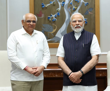 PM Modi wishes Gujarat CM Bhupendra Patel: पीएम मोदी ने गुजरात के मुखिया को जन्मदिवस पर दी बधाई...नेतृत्व की प्रशंसा की