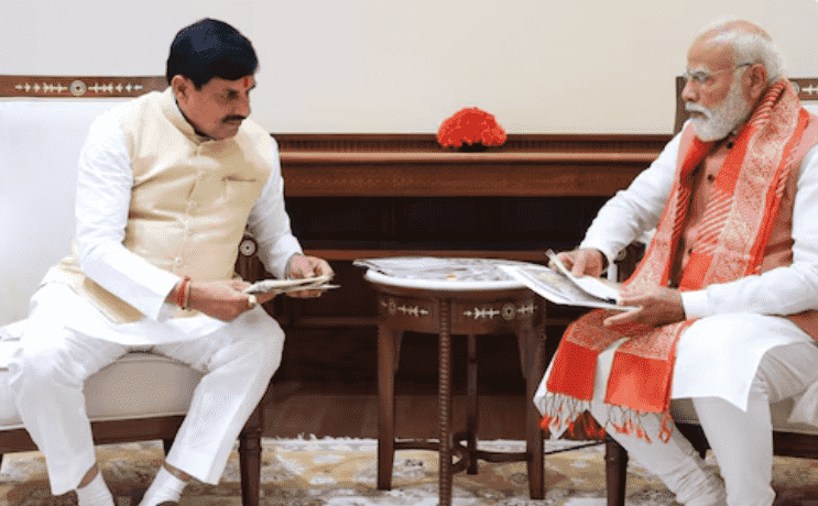 MP CM Dr Yadav meets PM Modi in New Delhi, discusses key issues