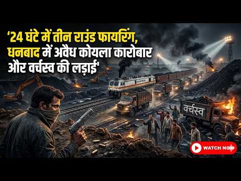 24 घंटे में तीन राउंड फायरिंग,धनबाद में अवैध कोयला कारोबार और वर्चस्व की लड़ाई